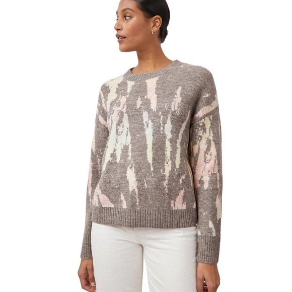 Rails Sweater Virgo Gray Tie Dye Wool Blend Sweater XL - Picture 2 of 13